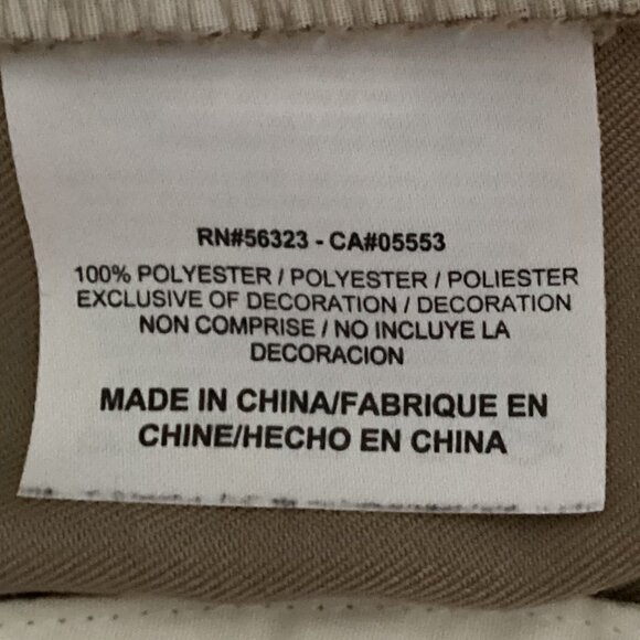 Nike Dri-Fit Mens Golf Shorts Size 38 Beige Khaki Front Pleat Golfing Activewear - Picture 9 of 9